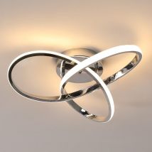 Goeco - Plafonnier led 40W Design moderne Blanc Chaud 3000K Lampe de Plafond Pour salon chambre à coucher salle à manger bureau