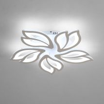 Plafonnier led 65W, Creative Fleur de Forme Lampe de Plafond Moderne, Lustre Plafonnier pour Salon, Chambre, Couloir, Salle à Manger, Cuisine 6500K