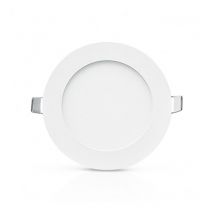 Vision-el - Plafonnier led diam 120mm 6w 4000k blanc Vision El 7748
