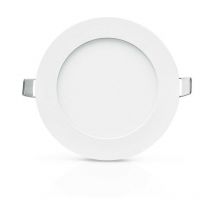 Vision-el - Plafonnier led slimy 6W Rond Ø120 mm Miidex Lighting blanc-froid-6000k - blanc
