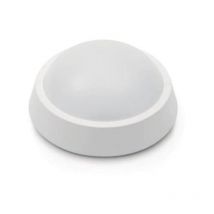 Silumen - Plafonnier led 8W Blanc Rond IP65 - Blanc Chaud