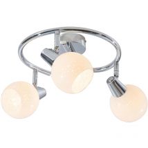 Nino Leuchten - Plafonnier led salon cocarde en verre spots étoiles effet ciel lumière Nino lights 81139306