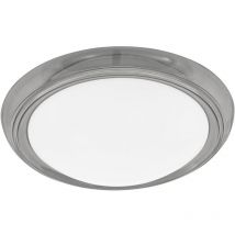 Eglo - Plafonnier led rond blanc, éclairage de salon, salle à manger, cuisine 75139
