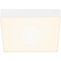 Briloner - Plafonnier led leuchten flame, 16 w, 1600 lm, IP20, blanc, métal-plastique, 21,2 x 21,2 x 3,6 cm