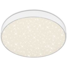 Briloner - Plafonnier led leuchten flame star, 21 w, 2000 lm, IP20, blanc, métal-plastique, ø 28,7 cm