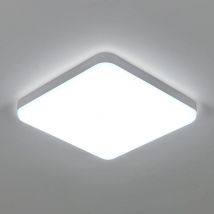 Comely - Plafonnier led 32W 3600LM, Étanche IP54, Luminaire Plafonnier pour Salle de Bain Cuisine Couloir Balcon 25cm - Lumière Blanche 6500K