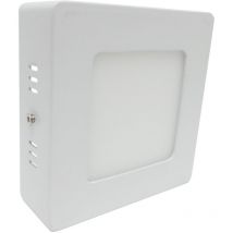 Silamp - Plafonnier led Carré 6W 220V - Blanc Neutre 4000K - 5500K