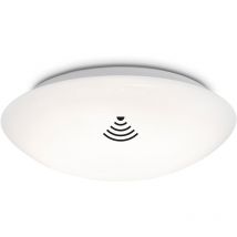 Briloner - Plafonnier led leuchten elipso, 22 w, 2000 lm, IP44, blanc, plastique-métal, détecteur de mouvement, ø 38 cm