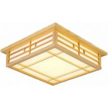 Gojoy - Plafonnier led en bois - lustre Lampe éclairage déco Pour chambre à coucher - 220 v - 24 w