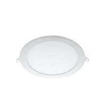 Plafonnier led Encastrable Extra-Plat 24W 2160lm 160° Ø300mm Argent - Blanc du Jour 6000K