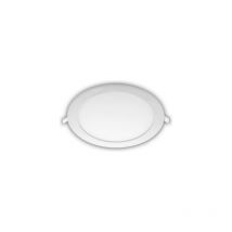 Plafonnier led Encastrable Extra-Plat 6W 540lm 120° IP20 Ø120mm Blanc - Blanc du jour 6000K