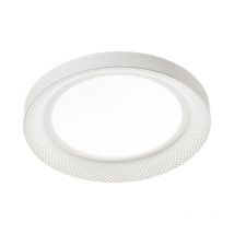 Plafonnier led hive en métal blanc mat 40W Perenz 50cm