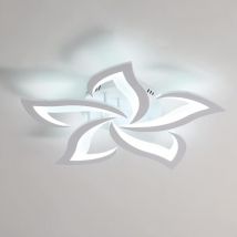 Comely - Plafonnier led, Lampe de Plafond Moderne 60W 4500LM, Luminaire Plafonnier Moderne de Pétale pour Salon Cuisine Salle de Bain Chambre Salle à