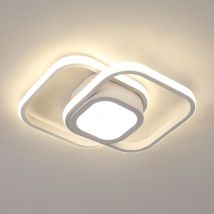Comely - Plafonnier led Moderne Carré 32W 3600LM en Acrylique Lustre de Plafond pour Salle à Manger, Cuisine, Studio, Couloir, Chambre - Lumière