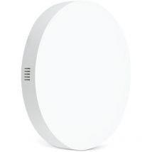 Mediawave Store - Plafonnier led orbital 12W lumière blanche 6000K applique murale mince ronde