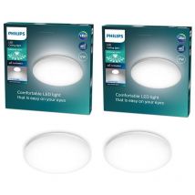 Philips Hue - Plafonnier led Philips Moire 17W – Lumière blanche froide 4000K, Ø32 cm