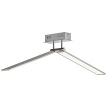 Plafonnier led plafonnier plat long plafonnier led long plafonnier, dimmable alu, 1x led 26.5W 1700Lm blanc chaud, l 100 cm