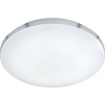 Frankystar - Plafonnier led pour salle de bain avec bordure chromée D.41