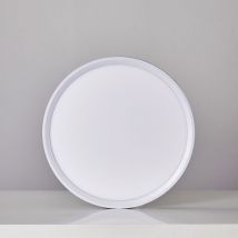 Digilamp - Plafonnier led Rond 18W Extra-Plat cct Ø230 mm, Lampe Superslim Sceneswitch 3 ambiances - Blanc