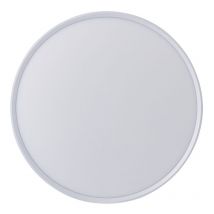 Digilamp - Plafonnier led Rond 24W Extra-Plat cct Ø300 mm, Lampe Superslim Sceneswitch 3 ambiances - Blanc