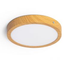 Efectoled - Plafonnier led 18W Rond Aluminium Ø210 mm Slim cct Sélectionnable Galán SwitchDimm Naturel