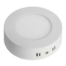 Plafonnier led Rond en saillie 6W ø120mm Blanc Chaud 3000K Digilamp