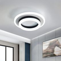Goeco - Plafonnier led 22W 1920 Lumen, Lampe Moderne 6500K, Luminaire Rond pour Chambre à Coucher Salon (Diamètre 20cm)