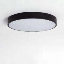 Efectoled - Plafonnier led Rond Métal 30W cct Sélectionnable Hidria Ø400 mm Noir