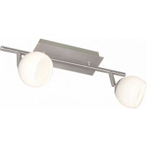 Plafonnier led barre de projecteur éclairage de salon réglable en verre Wofi 7535.02.64.0000