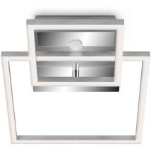 Telefunken - Plafonnier led frame, 19,6 w, 1500 lm, IP20, chrome-alu, métal-plastique, 35,8 x 26 x 7,6 cm