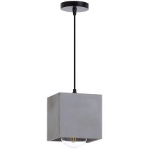 O91 - Plafonnier Legnica Gris 14x14x14cm