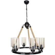 Iperbriko - Plafonnier Lotus ASZ0686 avec 6 douilles H96xL50