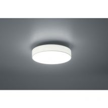 Plafonnier design, Plafonnier led grand modèle Lugano de Trio Blanc en Metal Trio