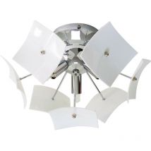 Plafonnier luminaire blanc 3 lampes ou Applique murale ou plafond interieur