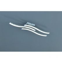 Plafonnier Moderne 3 Tiges Led 3000k Route Nickel Trio Lighting