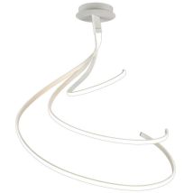 Mantra - Inspired Nur xl Nur Blanco xl Semi Flush 80 w led 4000 k, 6200 lm, variable, blanc/acrylique givré, garantie 3 ans