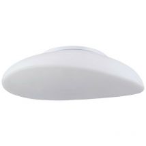 Inspired Mantra - Opal - Plafonnier encastré 4 lumières E27, chrome poli, verre blanc givré