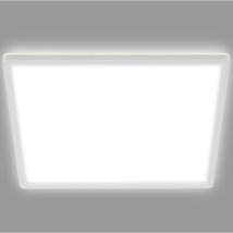 Briloner - Panneau led leuchten slim, 18 w, 2400 lm, IP20, blanc, plastique, 29,3 x 29,3 x 2,8 cm