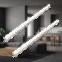 2x led lampe sous plan 58,5cm cuisine barre lumineuse 8W 800lm blanc