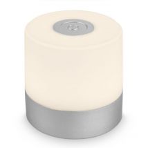 Led Lampe de table à accu 7 cm 2W 150lm chrome