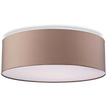 Firstlight Products - Firstlight Phoenix - Plafonnier affleurant de salle de bains à 2 ampoules Taupe IP54, E27