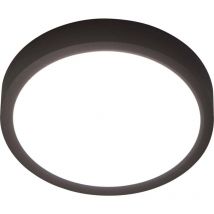 Nino - Plafonnier Plafonnier blanc noir environ 17 cm salon chambre couloir