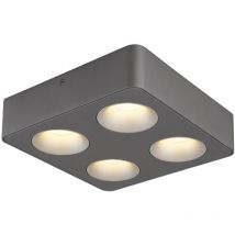 Globo Lighting - Plafonnier plafonnier lampe de salon lampe de cuisine en aluminium led l 22,4 cm