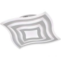 Fischer&honsel - Plafonnier plafonnier led télécommande dimmable 43x43 cm lampe de salon