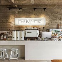 Linea Zero - Plafonnier plus Applique Murale Led Intégrée Personnalisée en Plastique Blanc Cm. 157x42x13h