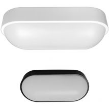 Plafonnier rond led pour mur et plafond mod. Oviedo couleur blanc ou noir