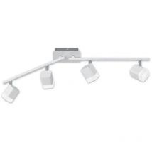 Reality - Spot Plafonnier 4 Led Orientable Roubaix Blanc Trio Lighting