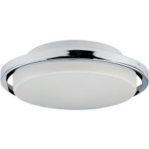 Plafonnier Ryde moderne rond à 1 lumière, IP44