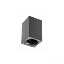 Gtv Lighting - Petit plafonnier cubique sensa mini - Aluminium - Noir - 11,5 cm - ip 20