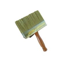 Brosse, pinceau – Feudo – Poignée en bois, poils blonds, crochet de support – Peinture à l'eau – Utilisation professionnelle